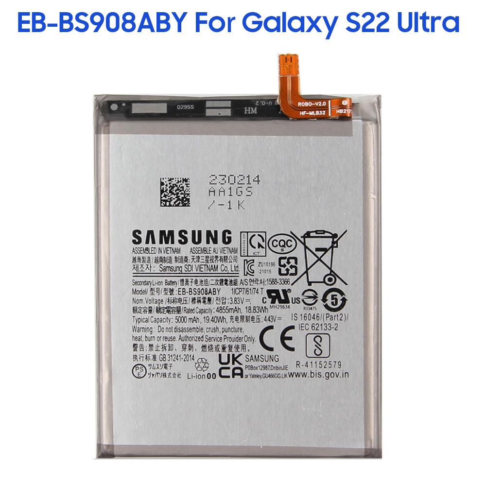 Original Replacement Battery EB-BS901ABY EB-BS906ABY EB-BS908ABY For Samsung Galaxy S22 5G S22 Plus 5G S22+ S22 Ultra 5G