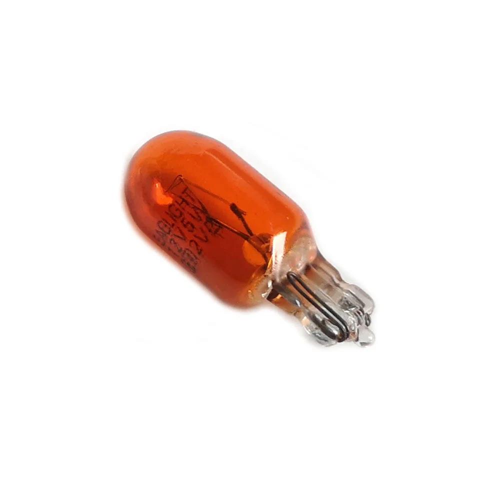 10X White T10 W5W 501 194 Clear Signal Lamp Glass 12V 5W Warm White W2.1x9.5d Single Filament Car Bulb Auto Halogen Light Blue Dome Lights 6