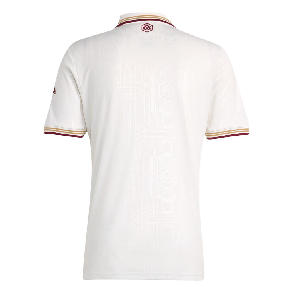 Adidas Originals Arsenal Third 25/26 Season Fan Version Striped Slim Fit Quick-Dry Short Sleeve Football Shirt Men Tops JI9556