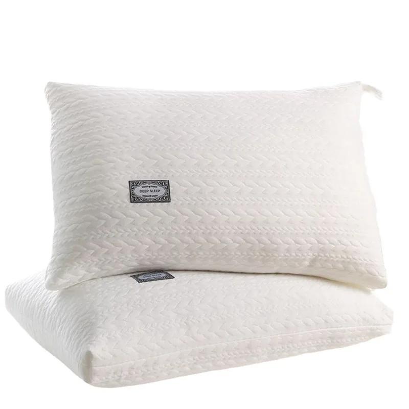 New Comfortable Knitted Pillow Core All Cotton Student Pillow Core Household Single Person Breathable Comfortable Sleep