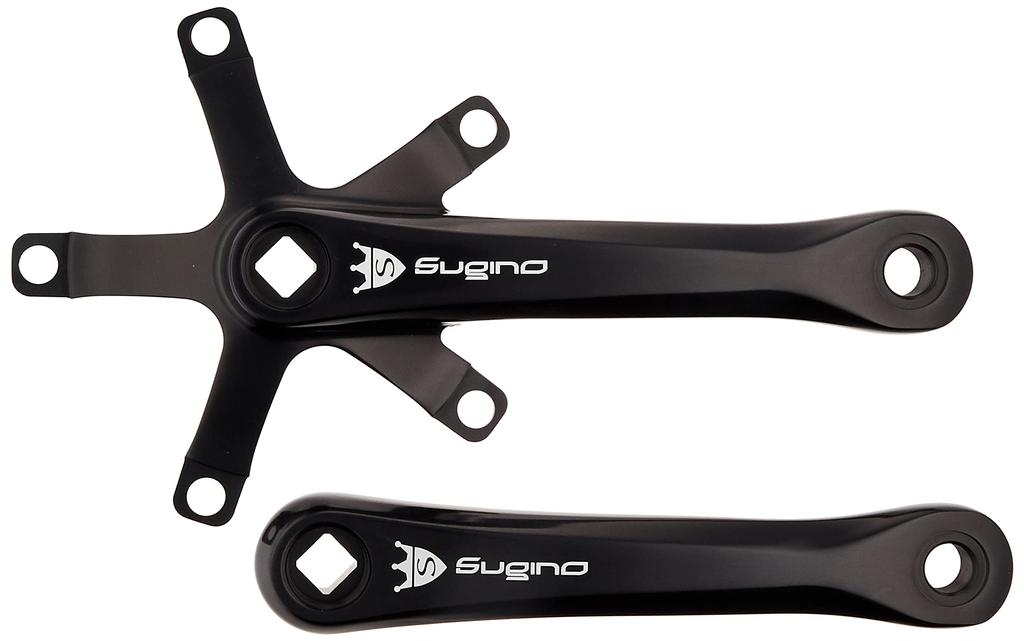 Sugino RD4 Crank ABK BLK Mighty Taper 165mm (Single) P.C.D.130mm