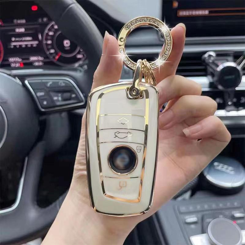 BMW Autoschlüsselhülle Hülle Hülle X1 X2 X3 X5 X6 F10 F20 F30 F15 F11 F25 525i 530i F48 E60 E87 M3 M4 G30 G20 Schlüsselanhänger Zubehör