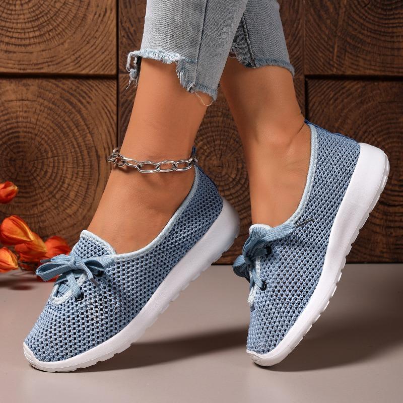 Fashion 2025 New Womens Shoes Summer Fashion Flat Lazy Sneakers Breathable Comfortable Light Shallow Mouth Slip-on Non-slip Casual Shoes
