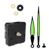Precisions 6Pcs Quiet Clock Movement Set Plastic Mechanism with Different Pairs of Hands for Smooth Timekeeping Repair