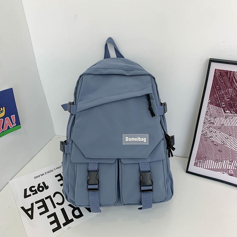 Schoolbag Male Japanese Large Capacity Leisure Travel Bag Tide Junior High School Student Backpack Female Fashion Backpack Outdoor