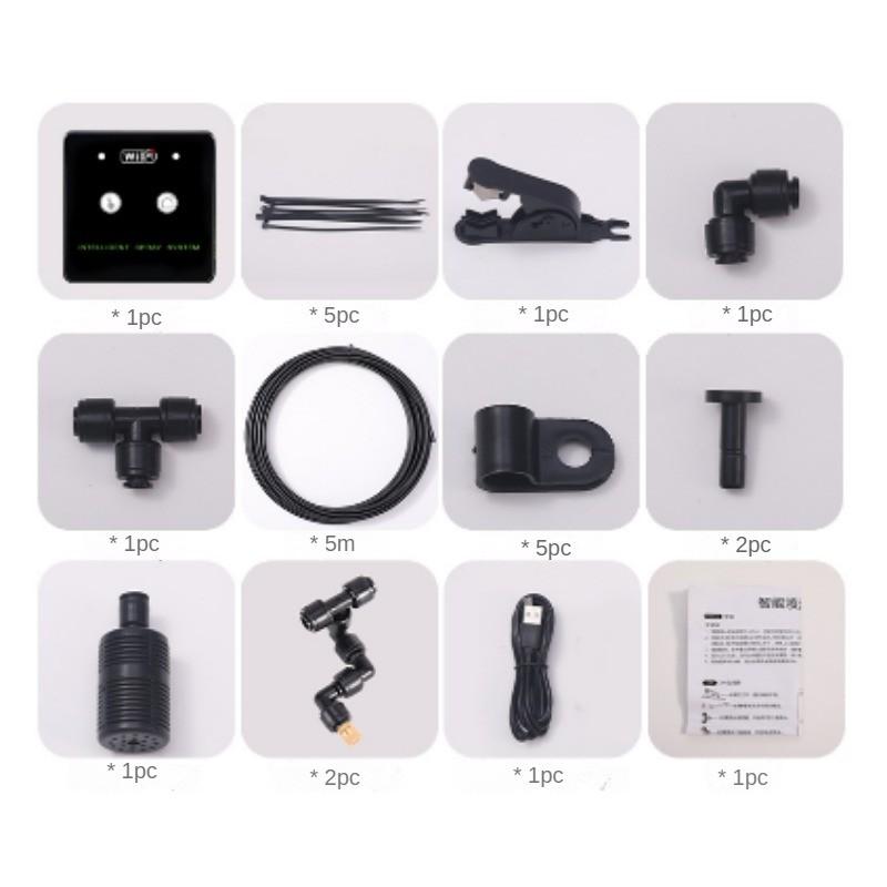 Rainforest Sprayer WiFi Control Automatic Mist Rainforest Timing Spray System Kit Reptile Humidifier Irrigation Timer