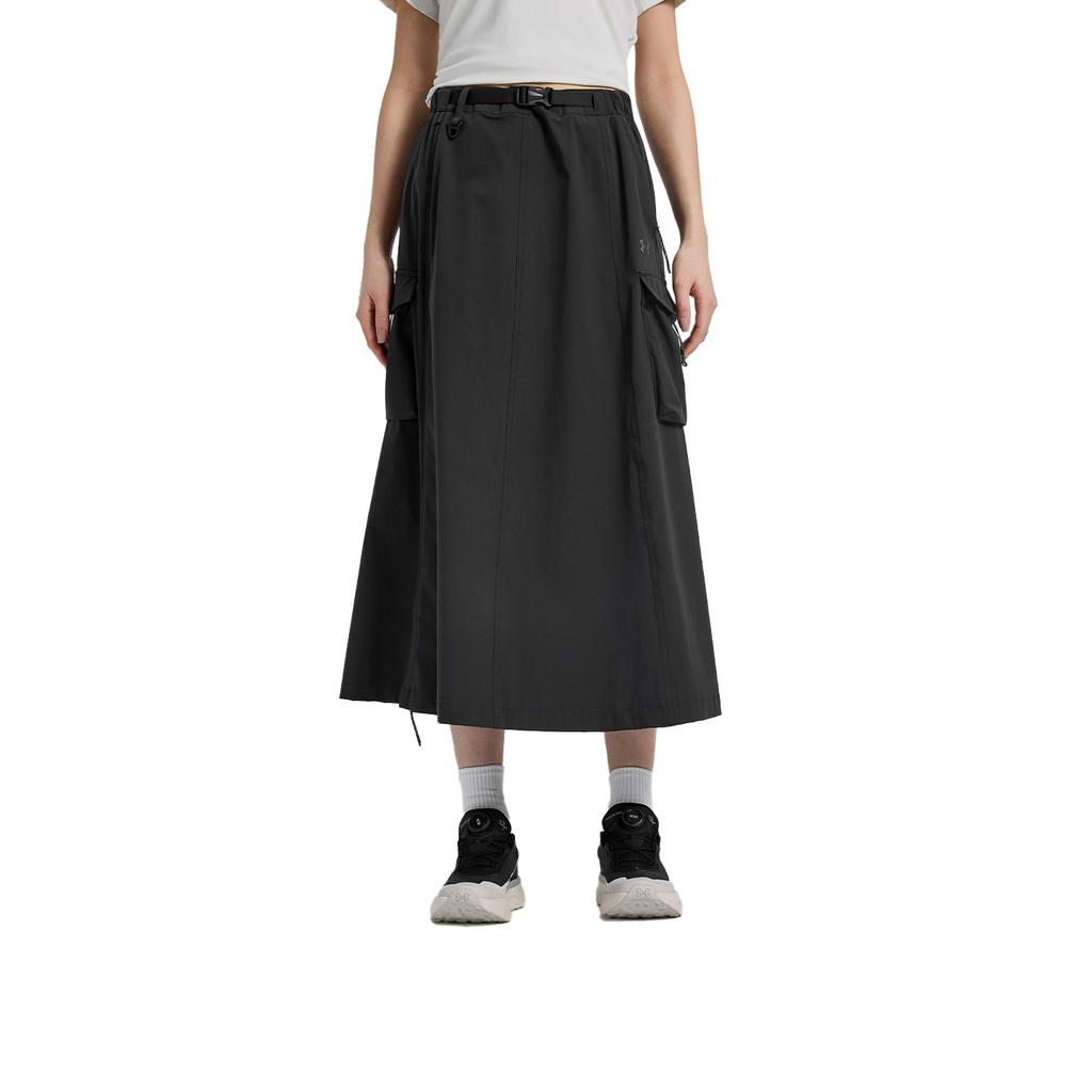 Under Armour SS26 Water-Resistant Breathable Durable Solid Color Casual Long Skirt Women skirts 16123221-0033
