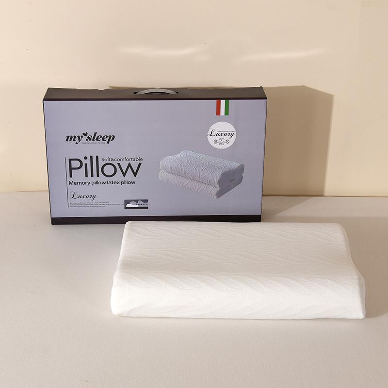 Water Ripple Latex Cervical Pillow - Slow Rebound Gift Pillow