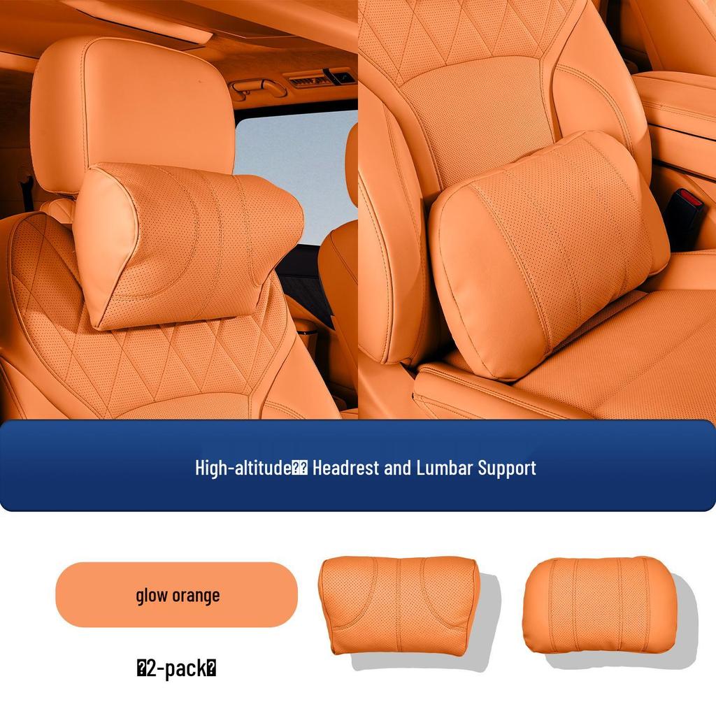 Compatible Wey Gaoshan 7/8/9 Headrest & Lumbar Support Pillow for Car Interior Neck Protection