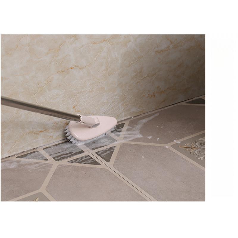 Multifunctional Hard Bristle Floor Brush Plastic Long Handle Cleaning Brush Bathroom Floor Brush Bathtub Floor Tile Brush