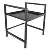 Microwave Oven Rack Carbon Steel Expandable Microwave Stand Countertop Utensils Shelf for Home Kitchen Single Layer