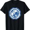 Chinese Qianlong Blue & White Willow Pattern Oriental Design T-Shirt