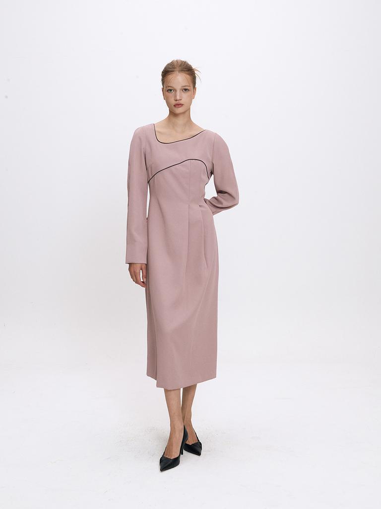 Asula Line Dress (Pink)