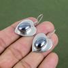 Schungit Ohrring 925 Sterling Silber Ohrringe Einzigartiger Schmuck Handgefertigter Edelstein Ohrring Echter Schungit Schmuck Damen Ohrring Geschenke Für Ehefrau