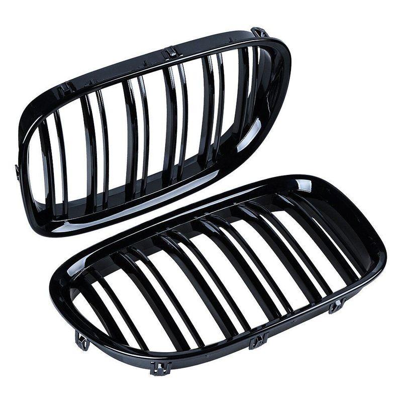 Für BMW 7er 4-türige Limousine F01 F02 F03 F04 760Li 750Li 750i 2009-2015 Doppellinien-Kühlergrill Front-Nierengrill Auto-Ersatz