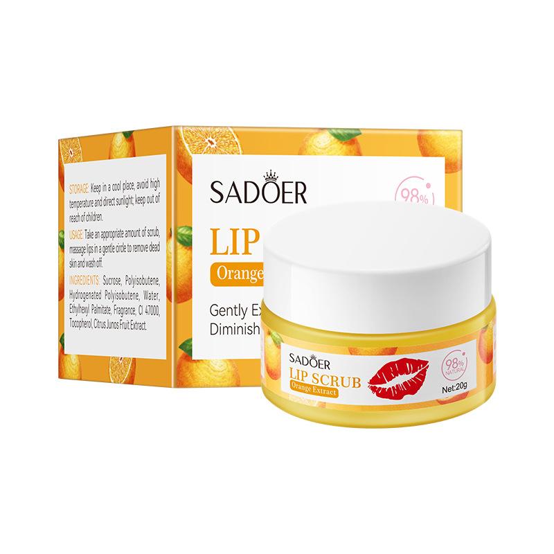 Lip Scrub 20g Orange Moisturizing Lip Balm Autumn and Winter Skin Care Products 20g