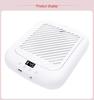 MS508 Rechargeable Nail Dust Collector: Silent, Strong Suction, High Power for Polishing and Removal
