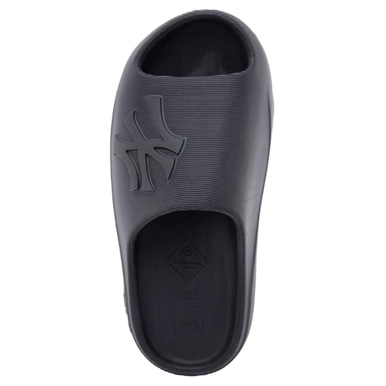 MLB New York Yankees Stitching Slip Resistant Abrasion Resistant Slide Slippers Unisex Blue 3ALPS0153-BK