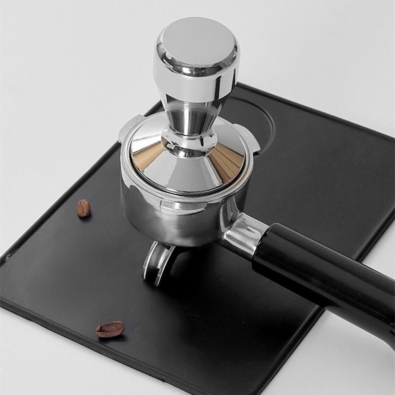 Kahve Tozu Dağıtıcı Tamper Çekiç Paslanmaz Çelik Katı Ayrılabilir Düz Espresso Kahve Kafe Aksesuarları Aletleri 51/53/58mm