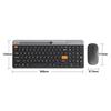 Tri-Mode Dual Bluetooth Keyboard & Mouse Set with Slot Ergonomic Design Silent Keyboard with Scissor-Switch for Laptops Desktops