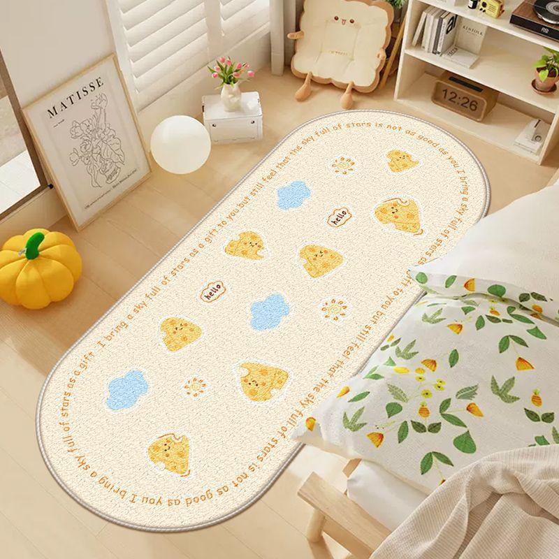 

Спальня Кровать Плед Ковер Комната Большая Площадь Покрытая Плюшевым Ковриком для Пола Инс Ветер Девушка Коврик для Эркерного Окна 40 * 120CM [crystal cashmere]