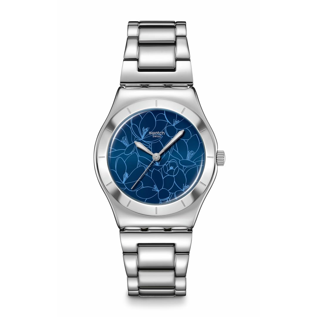 

Наручные часы IRONY MEDIUM PETAL FRENZY YLS235G Серые [Swatch] Женские синий