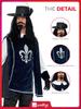 Musketeer Male Adult Costume for Large Halloween. Size (42-44).
