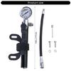 Bicycles Tire Pump Tyre Inflation Foot Pump Bicycles Pump Bicycles Tire Air Pumps Mini Hand Pump with Pressure Gauge