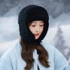 Autumn and Winter Hats for Women  Big Head Circumference Thickened Warm Windproof Lei Feng Hat Fashionable and Versatile Ear Protection Hat