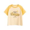 Children's Brand Raglan Sleeve Short-Sleeve T-Shirt 2026 Summer New Color-Blocking Printed Top for Boys and Girls Trendy Kids' Fashion