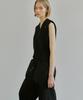 IHR Back Pleated String Pants / Black