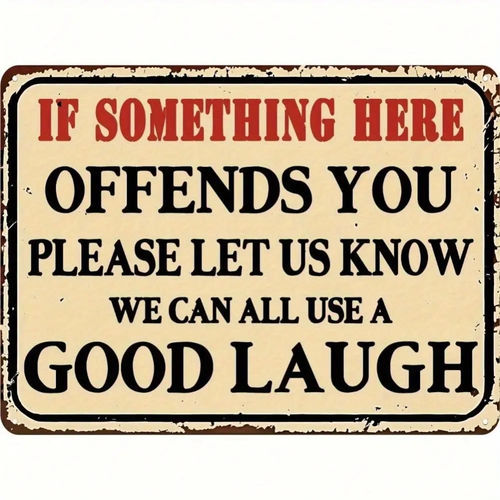 Vintage Iron Wall Sign Rustic Metal Plaque for Home Bar Garden Decor 20x30cm