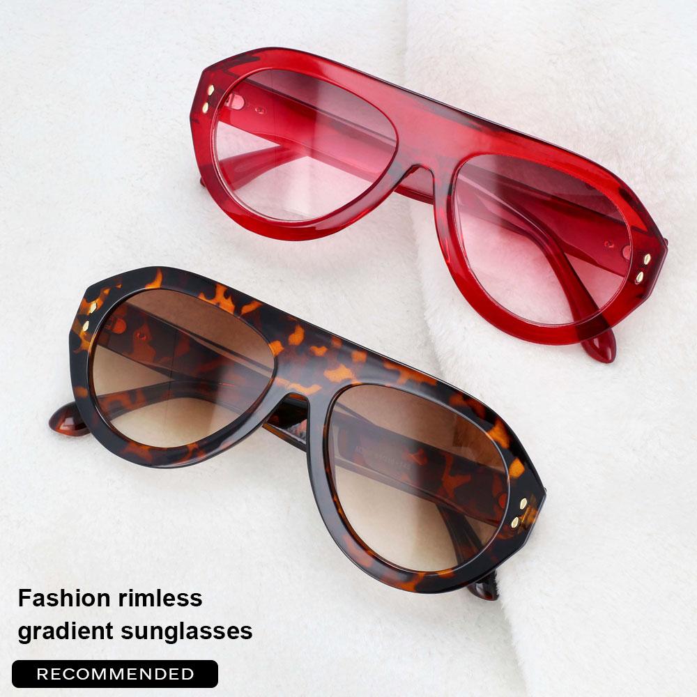 Oversized Sunglasses Fashion Women Brand Goggle Shades Uv400 Vintage Glasses