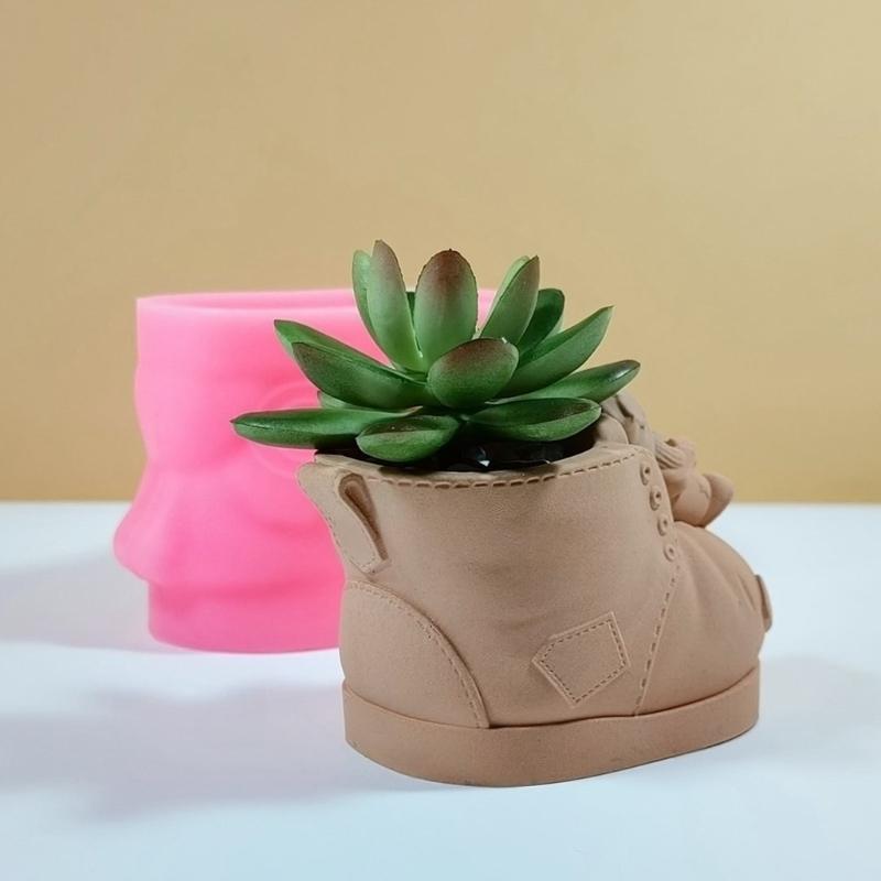 Practical Planter and Flower Holders Crafting Silicone Molds Unique Silicone Mold for Flower Vases Pen Organizers