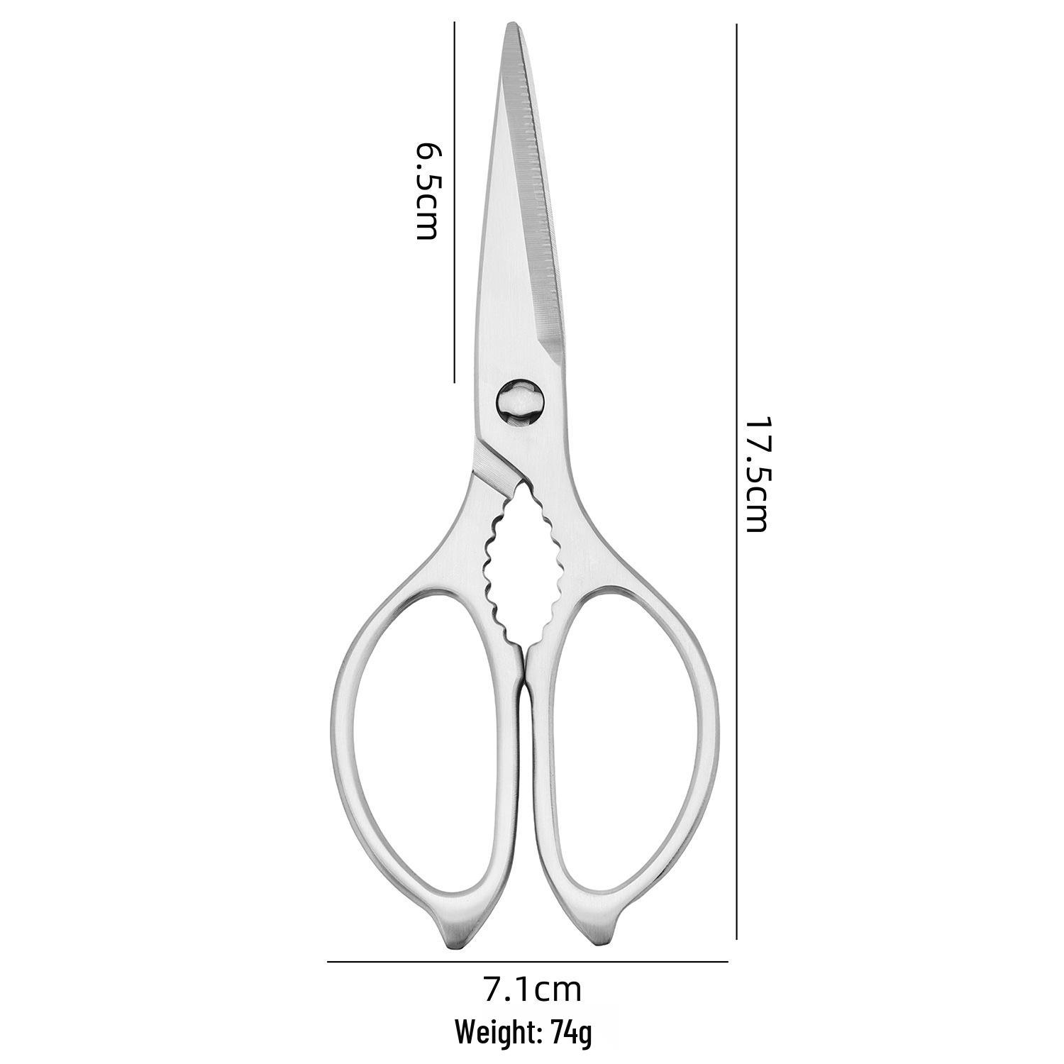 All-Steel Multifunctional Detachable Baby Food Scissors - Stainless Steel
