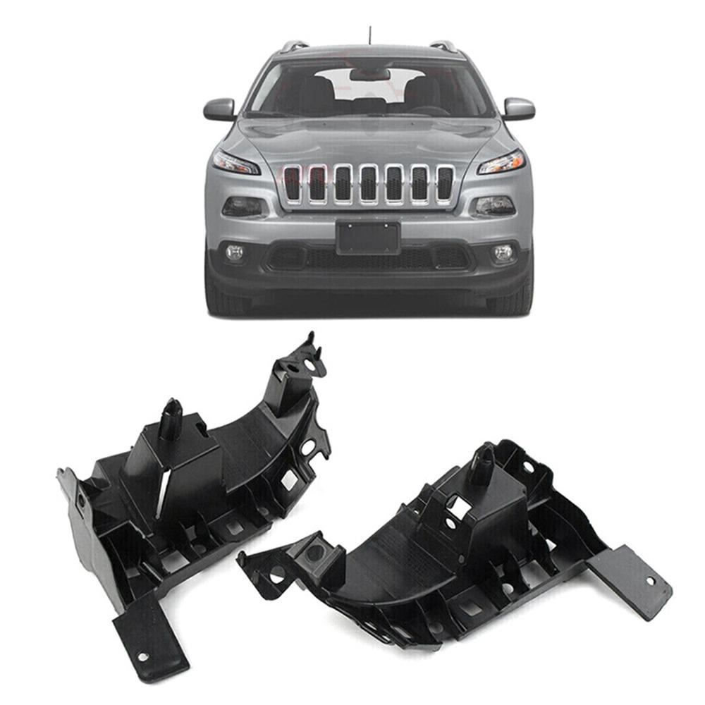 Pair Front Lower Bumper Brackets Fits For Jeep Cherokee 2014 2015 2016 2017 2018