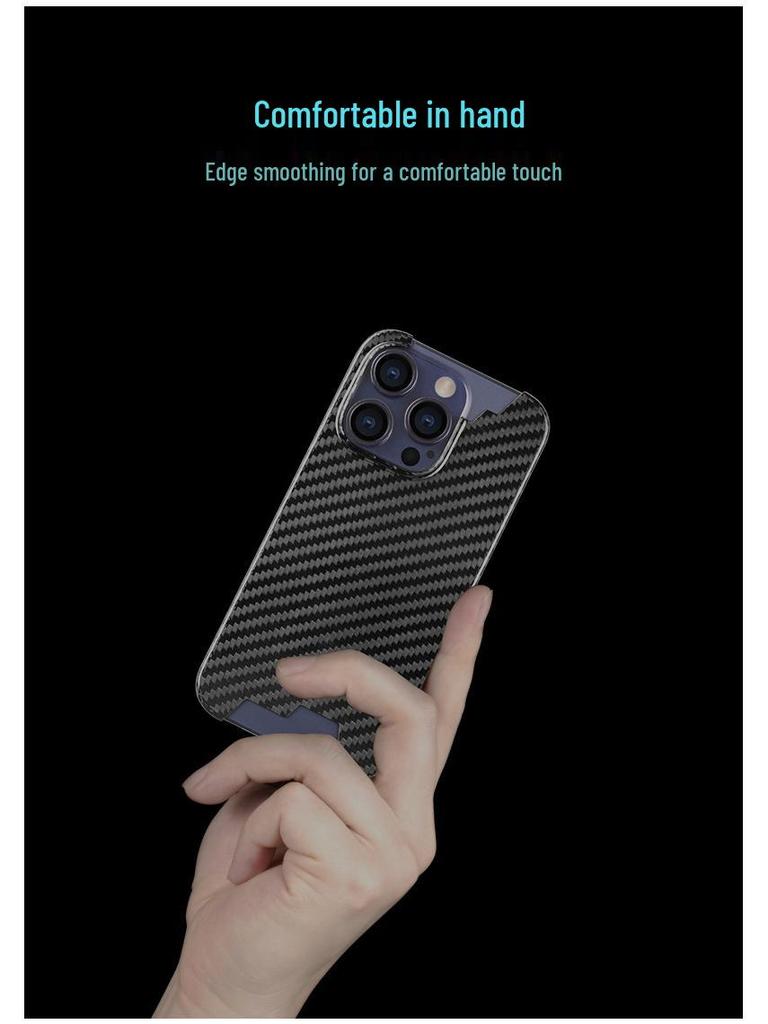 Real Carbon Fiber iPhone 14 Case by T-carbon