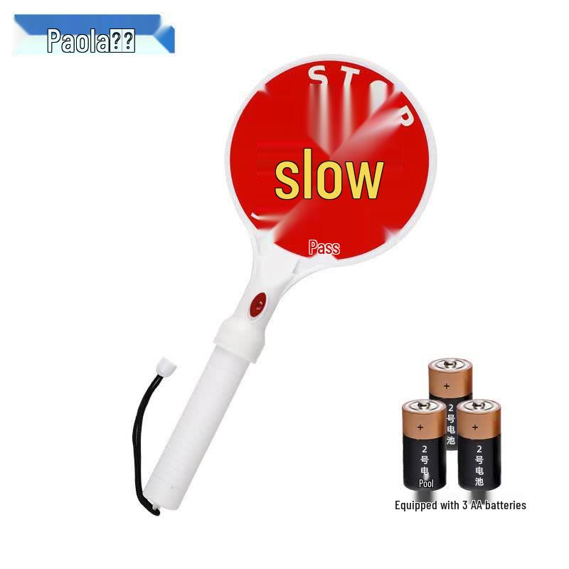 Paola LED Handheld Traffic SLOW Sign