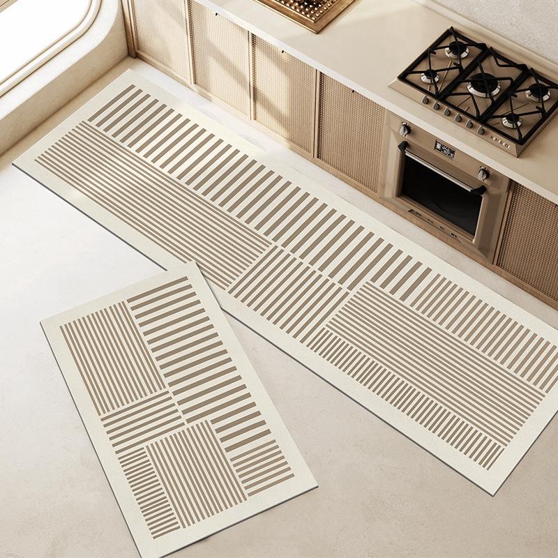 Nordic Modern Kitchen Floor Mat Home Entrance Doormat Living Room Carpet Anti-slip Bedroom Long Rugs Alfombras De Cocina