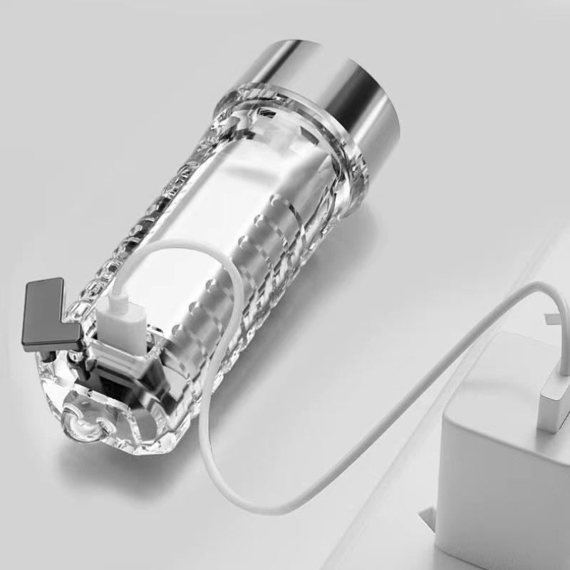 Mini Keychain Flashlight Type-C Fast Charging Waterproof Torch Lamp With Magnet Multifunction Warning Camping Flashlight