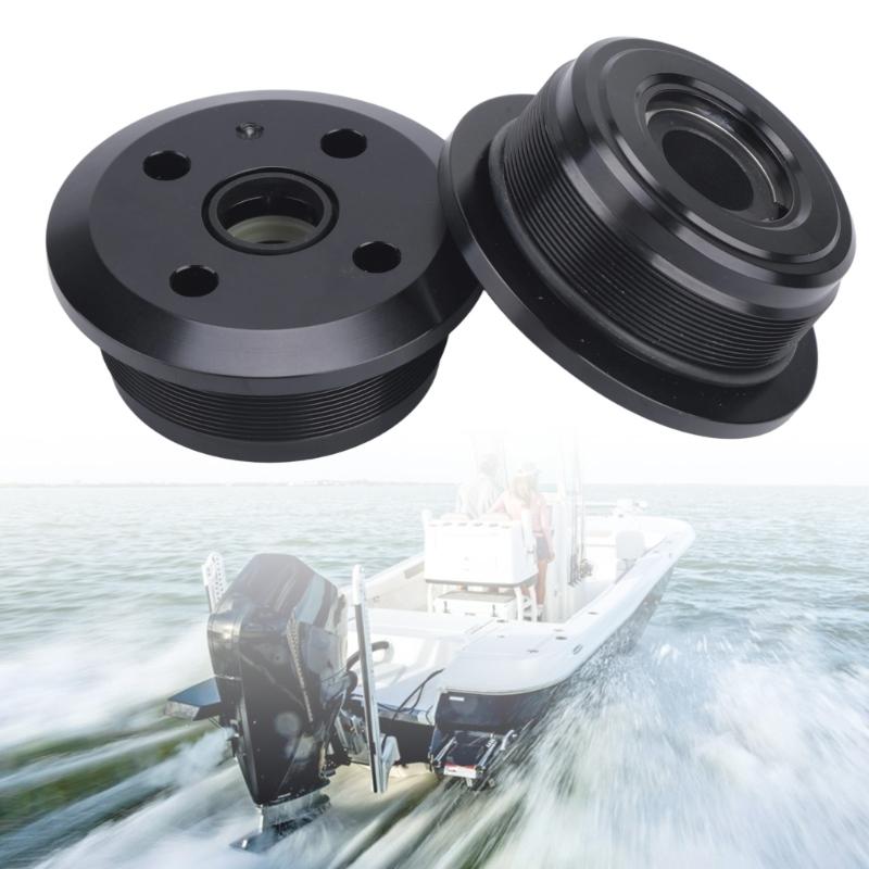 Outboard Trim Cylinder Seal Covers, 2-Piece Direct-Replacement Set Referencing Part Numbers 8M0118299 and 896157A01 for Engines