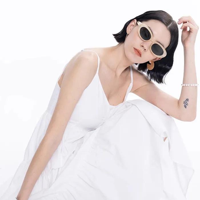 Neo Retro 5565 Ugly Sunglasses C3 Ivory