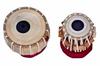 Hand Carved Brass Tabla Set with Sheesham Wood Dayan | Indian Classical Music Instrument with Carry Bag