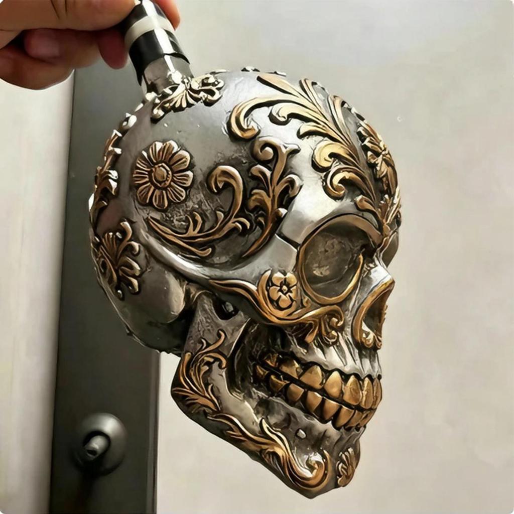 Shower Head Skull Shape Tub Sprayer Replacement Resin Skull Shower Heads for Bathroom Tub Spa Home Apartment Hotel