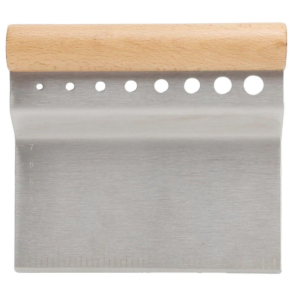 Dough Scraper Multifunctional Kitchen Tool Baking Tool with Handle for Dough and Pizza