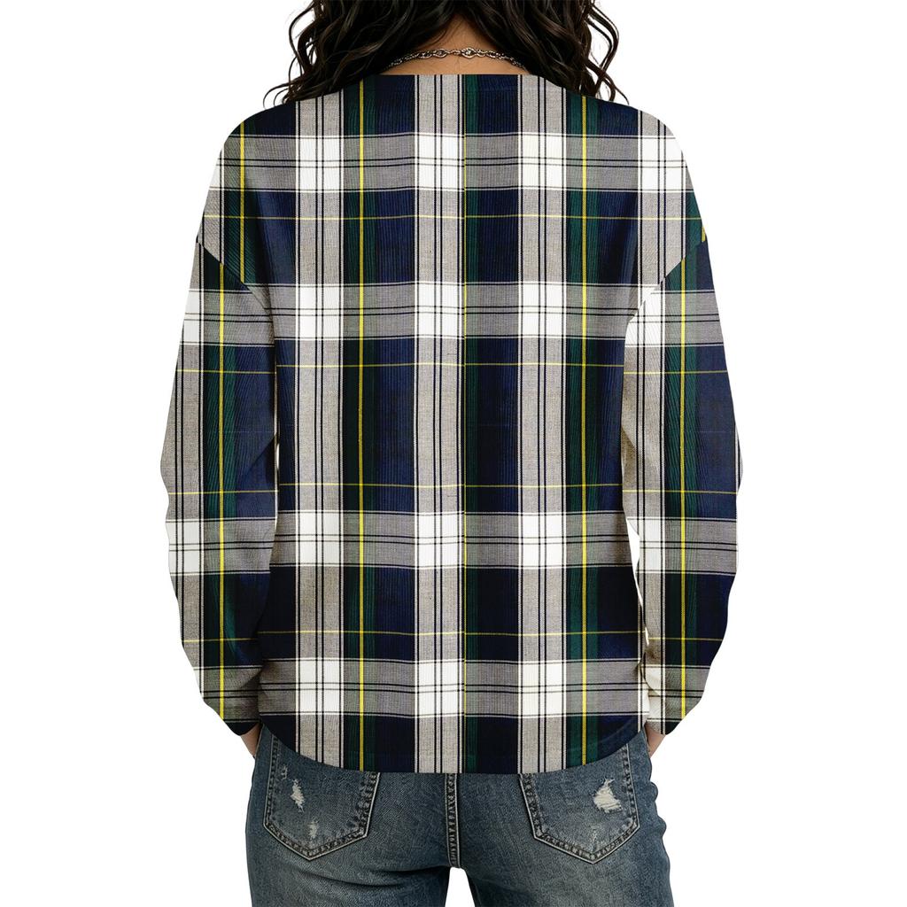 Women's Long Sleeve Christmas Printed Cardigan Sweater Winter Fashion Coat