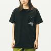 Vans T Shirts Women's Black Crew Neck Moderate Straight Fit VN0A5F1YBLK