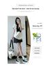 American Style High Waist Slimming Skort for Women - Hip Wrap, Petite Fit, Anti-Exposure Sport Design