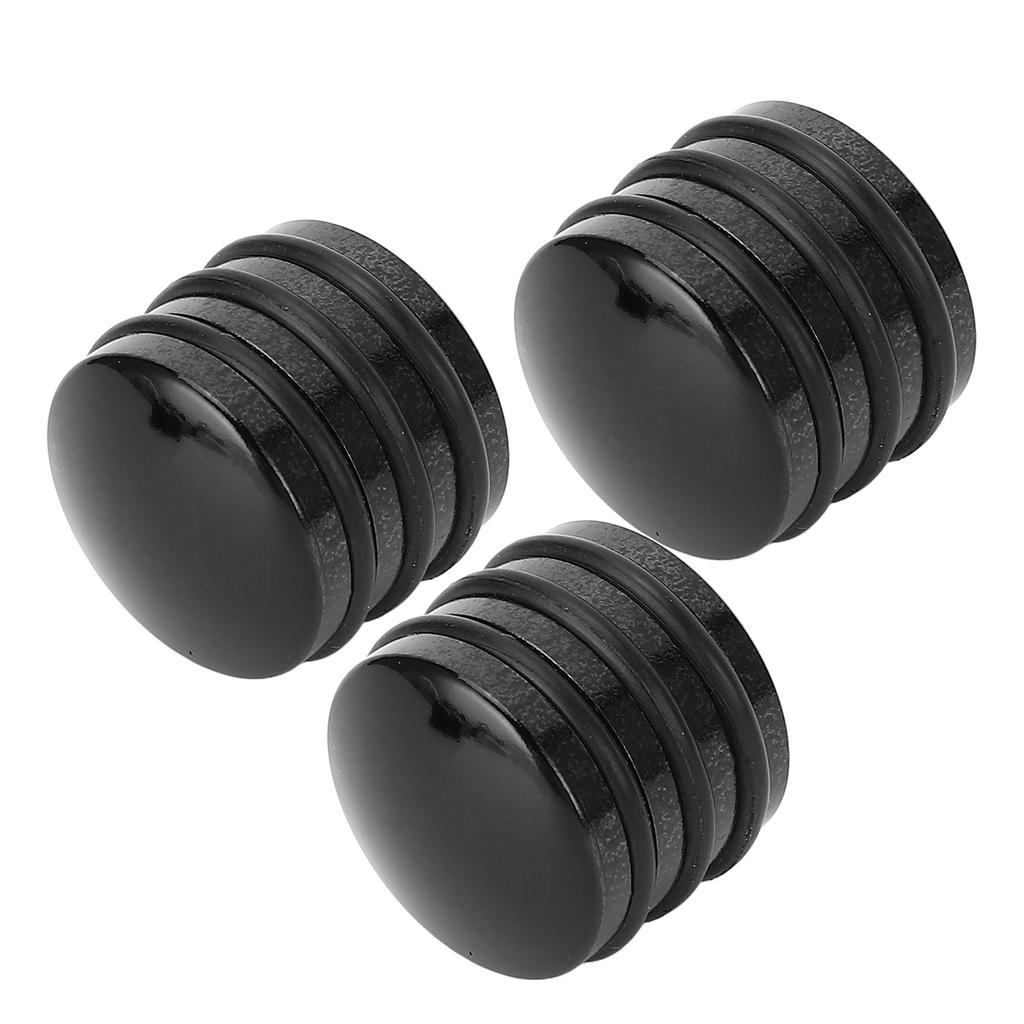 3pcs O Ring Guitar Knob Anti Slip Grip Metal Electric Guitar Potentiometer Control Knob for Bass