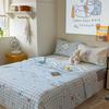 High-end Cartoon Ice Silk Summer Blanket for Bed Double Side Cool Feeling Silk Air Conditioning Quilt Lightweight Cooling Duvet